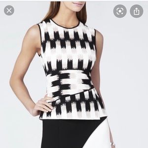 BCBG Maxazria Jolyne Peplum Top NWT